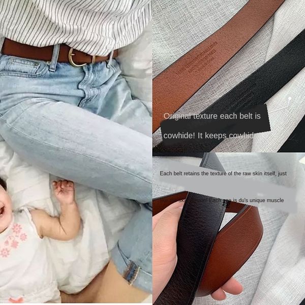 goods italy jin kou gypsum layer cowhide stars are using all-match leather belt women's genuine leather belt, Black;brown
goods italy jin kou gypsum layer cowhide stars are using all-match leather belt women's genuine leather belt, Black;brown
