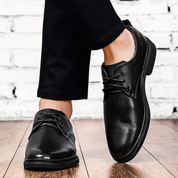 de leather shoe male shoes men formal pure para summer bussiness lather fashion cuero piel leisure man oxford breathable, Black
de leather shoe male shoes men formal pure para summer bussiness lather fashion cuero piel leisure man oxford breathable, Black