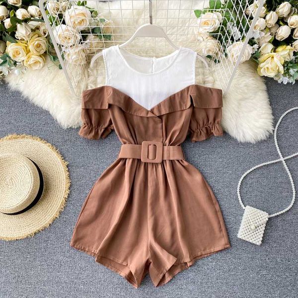 2020 new chic round neck off-shoulder short sleeve lace-up wide leg jumpsuit women casual playsuits overalls n355, Black;white
2020 new chic round neck off-shoulder short sleeve lace-up wide leg jumpsuit women casual playsuits overalls n355, Black;white