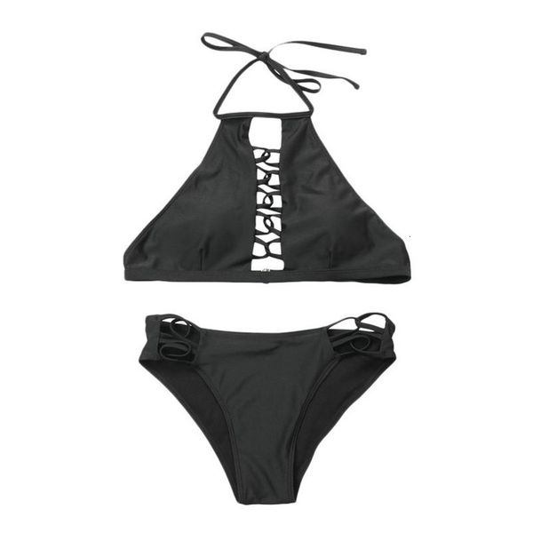 sagace women swimwear womens solid color split three point swimsuit bikini summer high waist beachwear bikinis biquini bathing suit, White;black
sagace women swimwear womens solid color split three point swimsuit bikini summer high waist beachwear bikinis biquini bathing suit, White;black
