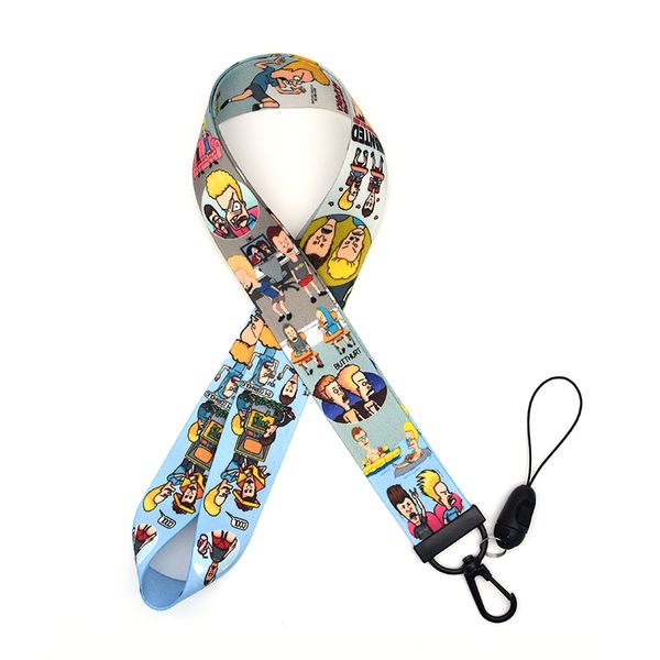 eavis and butt-head lanyard watercolor printing lanyards phone case bb lanyard for keys neck straps badge holders keychain a207, Silver
eavis and butt-head lanyard watercolor printing lanyards phone case bb lanyard for keys neck straps badge holders keychain a207, Silver