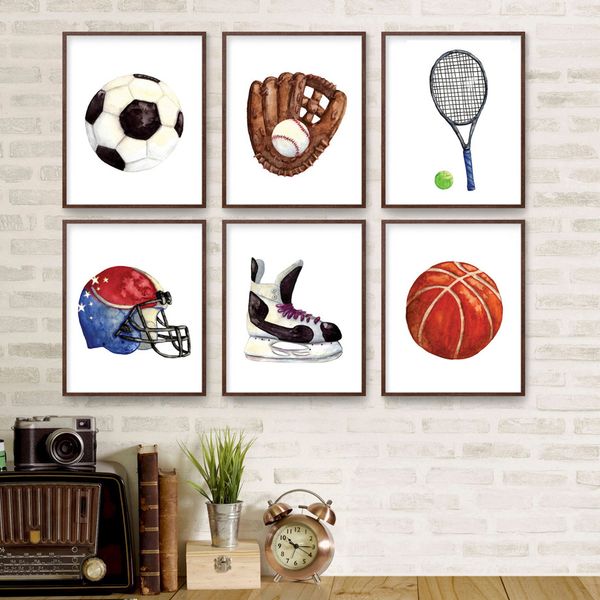 basketball baseball glove football wall art canvas painting nordic posters and prints wall pictures for boy room stadium decor
basketball baseball glove football wall art canvas painting nordic posters and prints wall pictures for boy room stadium decor