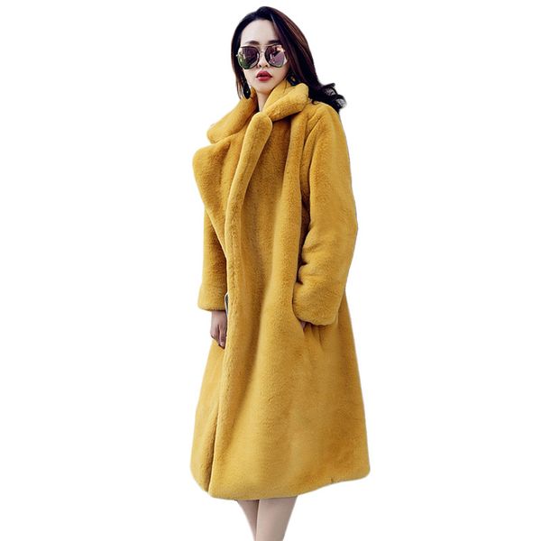 fur coat women yellow s-2xl plus size loose 2020 autumn winter new casual fashion gray beige long faux fur jacket feminina jd910, Black
fur coat women yellow s-2xl plus size loose 2020 autumn winter new casual fashion gray beige long faux fur jacket feminina jd910, Black