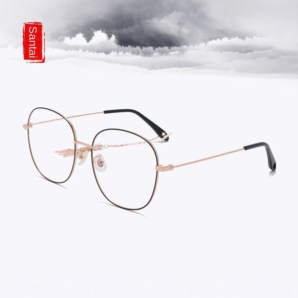0221 optical frame new metal suspension chain glasses frame women's fashionable hanging chain plain glasses, Silver
0221 optical frame new metal suspension chain glasses frame women's fashionable hanging chain plain glasses, Silver