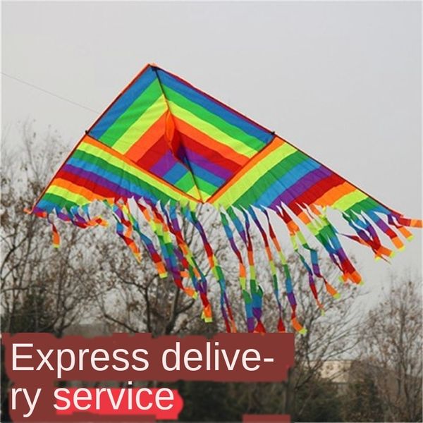 triangle with line wheel plate bright cloth toy bright cloth breeze easy to fly multi-tail kite children cartoon toy kite
triangle with line wheel plate bright cloth toy bright cloth breeze easy to fly multi-tail kite children cartoon toy kite