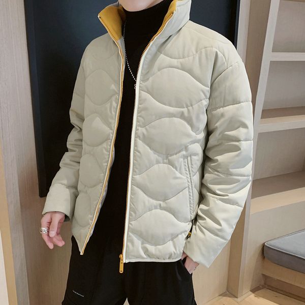 2020 autumn & winter men stand collar thick solid color down jacket cotton-padded clothes large size casual versatile trend, Black
2020 autumn & winter men stand collar thick solid color down jacket cotton-padded clothes large size casual versatile trend, Black