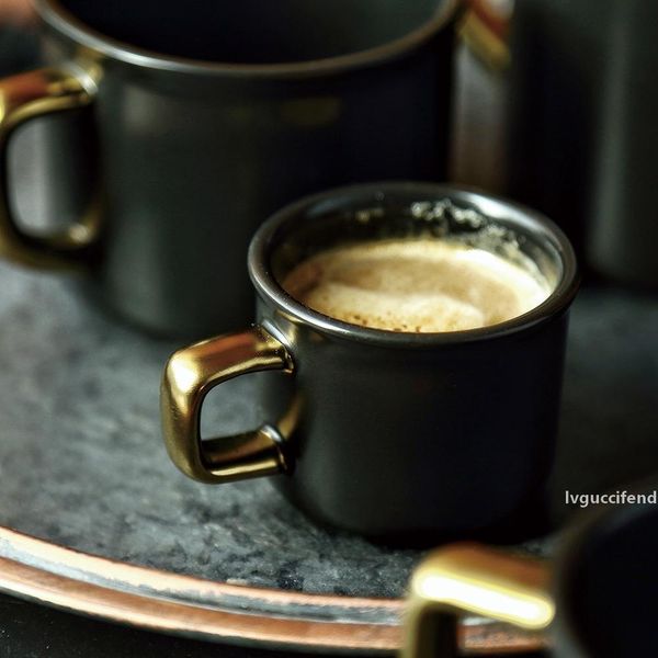 lekoch 500ml black ceramic coffee mug with gold handgrip travel mug tea milk heat cup for home kitchen drinkware accessories t200506
lekoch 500ml black ceramic coffee mug with gold handgrip travel mug tea milk heat cup for home kitchen drinkware accessories t200506