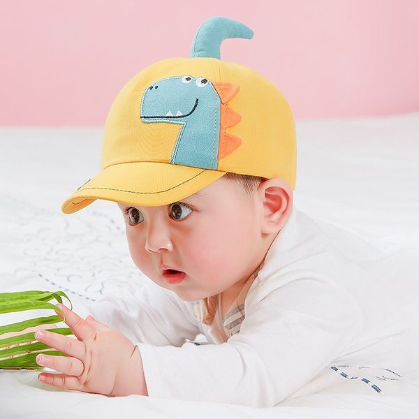 selling children's caps men and women sun hat baseball baby sunscreen windproof cartoon little dinosaur 0-2 years old, Yellow
selling children's caps men and women sun hat baseball baby sunscreen windproof cartoon little dinosaur 0-2 years old, Yellow