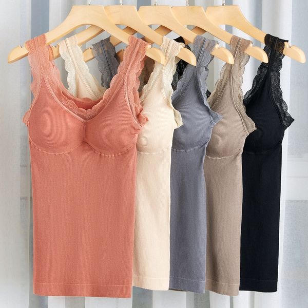 new thin modal women's lace camisole base lace v-neck thread can be worn outside, White
new thin modal women's lace camisole base lace v-neck thread can be worn outside, White