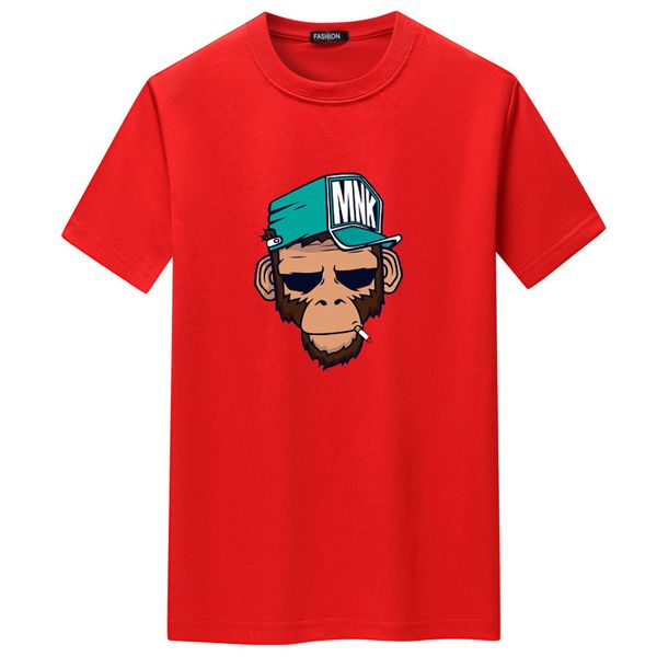 2020 summer cool t-shirts cotton plus size 5xl tees monkey print short sleeve men's t shirts male tshirts camiseta tshirt homme, White;black
2020 summer cool t-shirts cotton plus size 5xl tees monkey print short sleeve men's t shirts male tshirts camiseta tshirt homme, White;black
