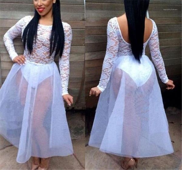 dress o neck long sleeve a line white color women dress fashion women designer dress see through lace mesh, Black;gray
dress o neck long sleeve a line white color women dress fashion women designer dress see through lace mesh, Black;gray