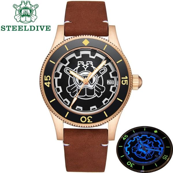 steeldive cusn 8 tin bronze automatic mechanical diving watch 300m c3 super luminous bronze nh35 automatic dive watch 300m hot, Slivery;brown
steeldive cusn 8 tin bronze automatic mechanical diving watch 300m c3 super luminous bronze nh35 automatic dive watch 300m hot, Slivery;brown