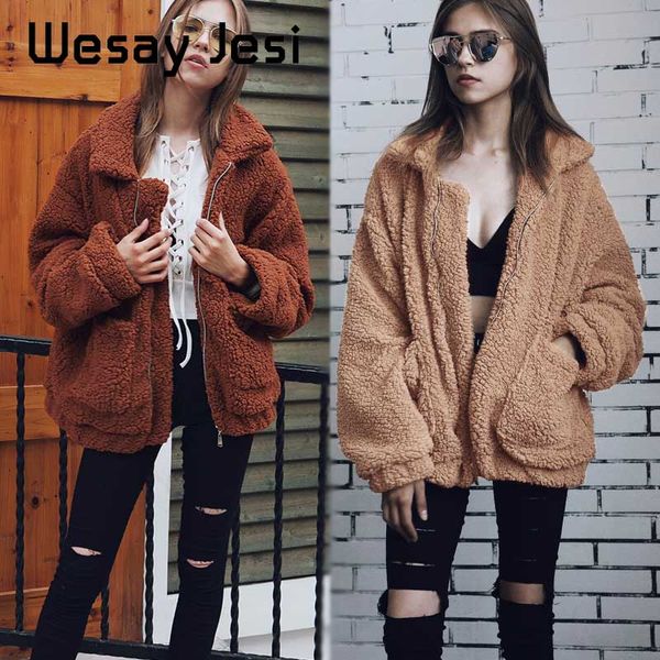 women's down & parkas 2021 womens winter jackets and coats warm soft long sleeve zipper fur jacket female loose overcoat lady casual, Black
women's down & parkas 2021 womens winter jackets and coats warm soft long sleeve zipper fur jacket female loose overcoat lady casual, Black