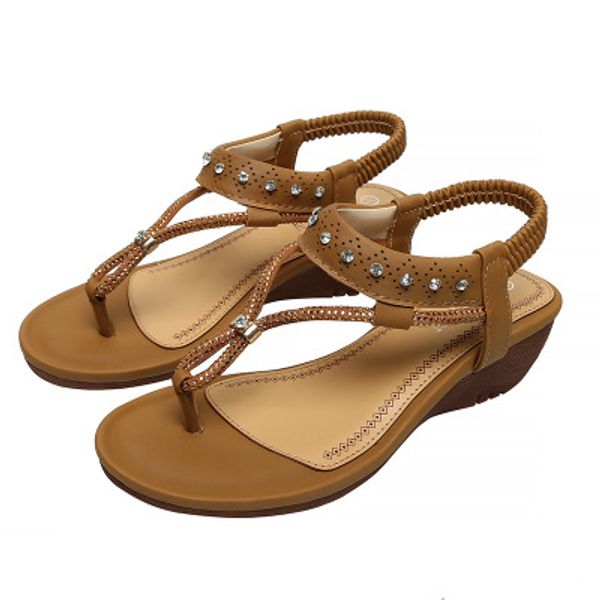 2020 summer new bohemian sandals women casual rhinestone wedge flip flops fashion large size sandals, Black
2020 summer new bohemian sandals women casual rhinestone wedge flip flops fashion large size sandals, Black