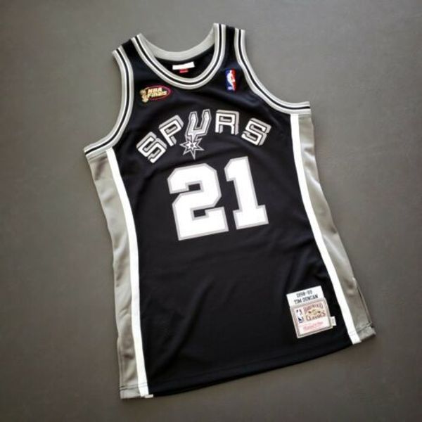 100% stitched tim duncan mitchell ness 1999 finals jersey size xs-5xl mens throwbacks basketball jerseys, Gray
100% stitched tim duncan mitchell ness 1999 finals jersey size xs-5xl mens throwbacks basketball jerseys, Gray