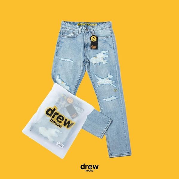 streetwear men's jeans hip hop punk loose casual drew house embrhole washed old vintage drewhouse women jeans long trousers fashion pan, Black
streetwear men's jeans hip hop punk loose casual drew house embrhole washed old vintage drewhouse women jeans long trousers fashion pan, Black