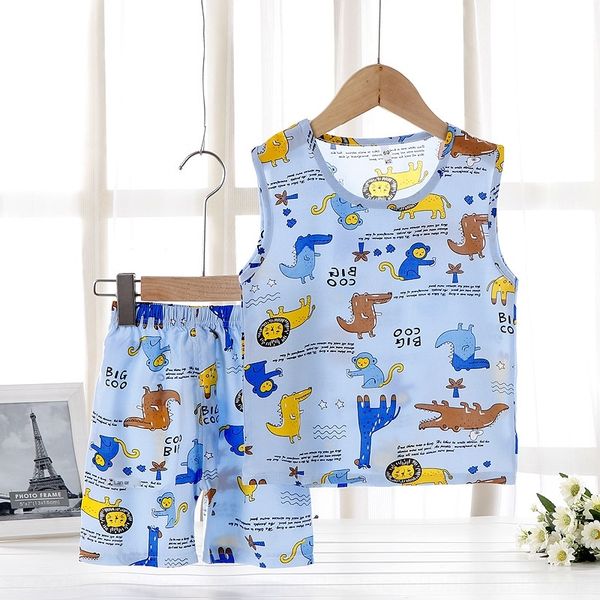 children's clothes air conditioning home clothing silk vest suit lightweight home clothes baby air conditioner cotton pajamas
children's clothes air conditioning home clothing silk vest suit lightweight home clothes baby air conditioner cotton pajamas