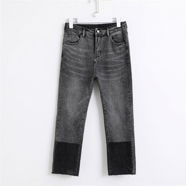nlpz0 2020 new fashion and trousers and jeans color matching high waist straight jeans fat mm korean style stretch slimming ankle-length pan, Blue
nlpz0 2020 new fashion and trousers and jeans color matching high waist straight jeans fat mm korean style stretch slimming ankle-length pan, Blue