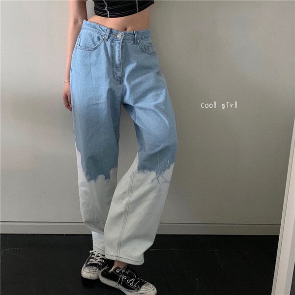 bule casual street style jeans summer women's clothing straight high waist pants fashion brand new new, Blue
bule casual street style jeans summer women's clothing straight high waist pants fashion brand new new, Blue