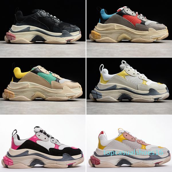2019 fashion triple s dad shoes triple-s casual shoes trainer zapatos mens women casual shoes sport 35-45 t01, Black
2019 fashion triple s dad shoes triple-s casual shoes trainer zapatos mens women casual shoes sport 35-45 t01, Black