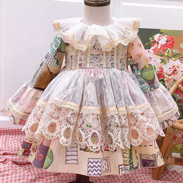flare sleeve spanish floral dresses for girls turkey vintage lolita baby girl printed ball gown toddler dress, Red;yellow
flare sleeve spanish floral dresses for girls turkey vintage lolita baby girl printed ball gown toddler dress, Red;yellow