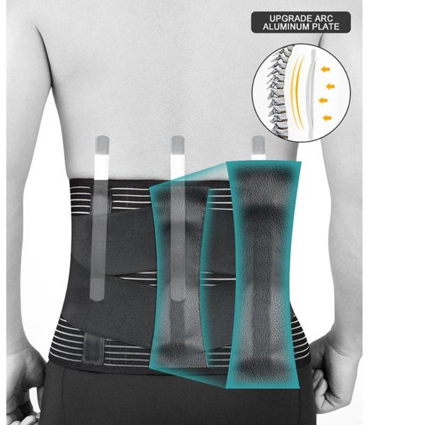 new posture corrector support spring back support brace belt lumbar lower waist double adjustable painrelief for men women, Black;gray
new posture corrector support spring back support brace belt lumbar lower waist double adjustable painrelief for men women, Black;gray