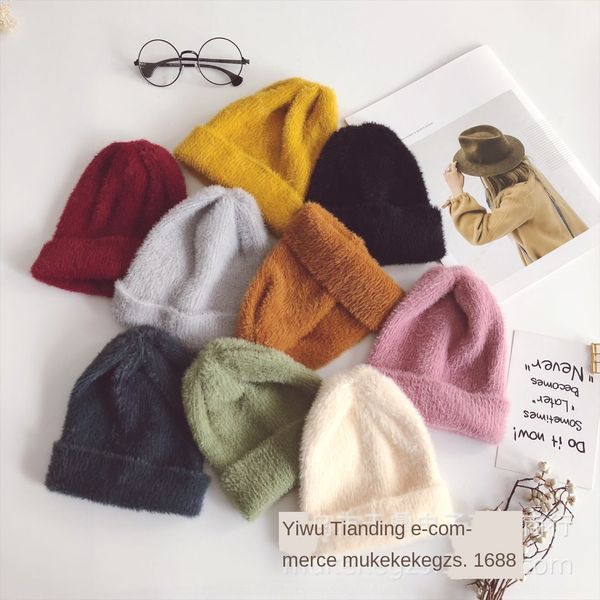 soft solid color long hair knitted hair curled children's knitted hat all-match baby candy color wool hat, Blue;gray
soft solid color long hair knitted hair curled children's knitted hat all-match baby candy color wool hat, Blue;gray