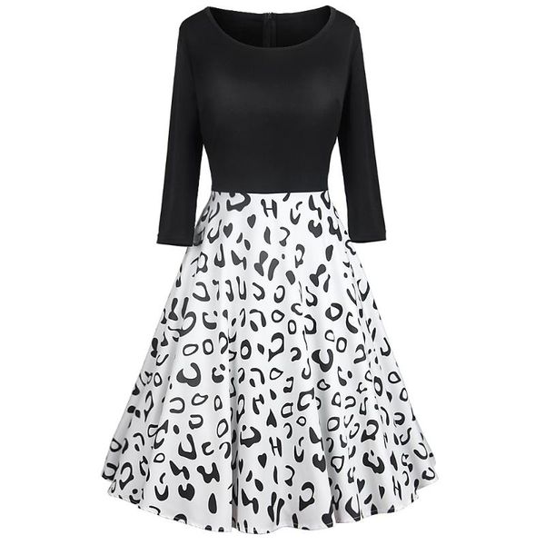 leopard print vintage dress women winter casual plus size swing dress robe femme long sleeve elegant black party dresses vestido, Black;gray
leopard print vintage dress women winter casual plus size swing dress robe femme long sleeve elegant black party dresses vestido, Black;gray