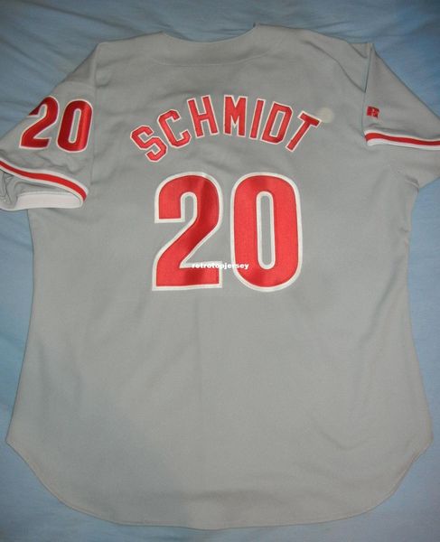 retro #20 mike schmidt philadelphia jersey grey mens stitched baseball jerseys, Gray
retro #20 mike schmidt philadelphia jersey grey mens stitched baseball jerseys, Gray