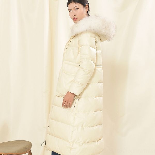2019 new long jacket for women over the knee thickened counter hooded belt slim down jacket 90 white duck down, Black
2019 new long jacket for women over the knee thickened counter hooded belt slim down jacket 90 white duck down, Black