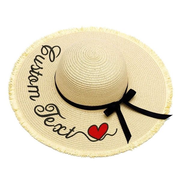 personalization customize name text logo women sun hat large brim straw hat outdoor beige beach hat summer cap dropshipping y200619, Blue;gray
personalization customize name text logo women sun hat large brim straw hat outdoor beige beach hat summer cap dropshipping y200619, Blue;gray