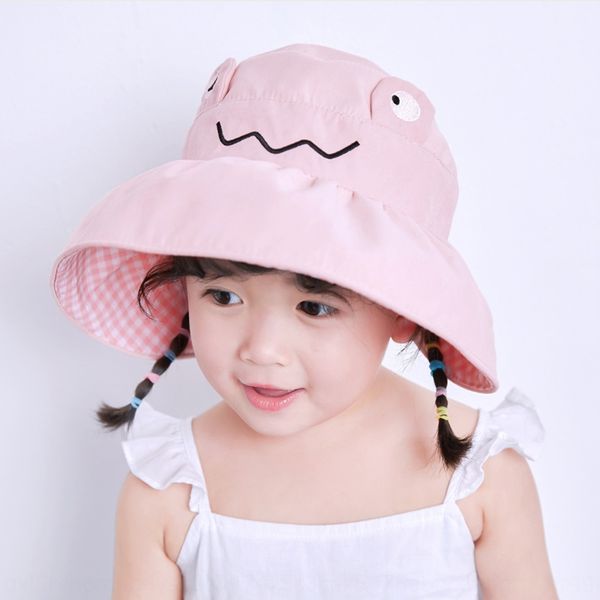 children's double-sided empty cap baby cap baby summer sun hat girl's big eaves frog thin children's hat tide, Blue;gray
children's double-sided empty cap baby cap baby summer sun hat girl's big eaves frog thin children's hat tide, Blue;gray