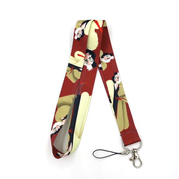 cruella ursula maleficent neck strap lanyard keychain mobile phone strap id badge holder rope key chain keyrings accessory gifts, Silver
cruella ursula maleficent neck strap lanyard keychain mobile phone strap id badge holder rope key chain keyrings accessory gifts, Silver