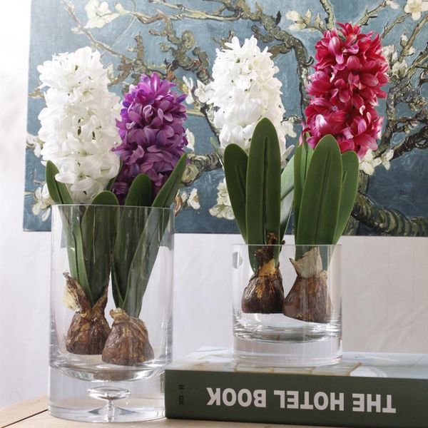 artificial flower hyacinth with bulbs ceramics silk flower simulation leaf wedding garden decor home table accessorie plant 1pc
artificial flower hyacinth with bulbs ceramics silk flower simulation leaf wedding garden decor home table accessorie plant 1pc