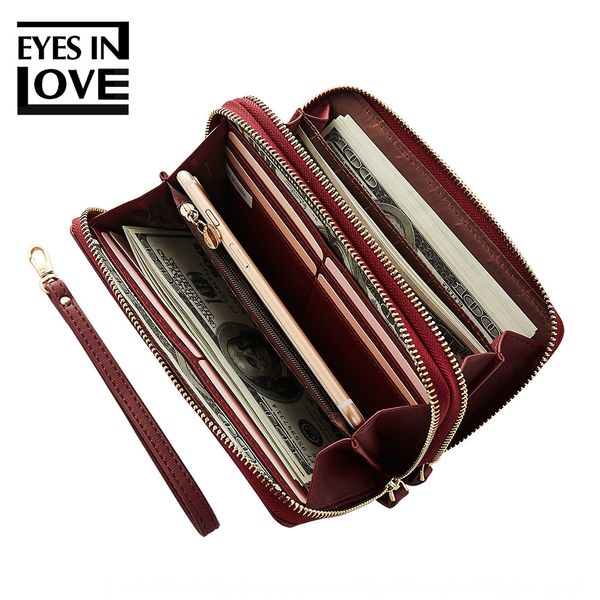 new 2020 women's long portable super large capacity double zipper simple hand coin wallet zipper wallet purse bag, White
new 2020 women's long portable super large capacity double zipper simple hand coin wallet zipper wallet purse bag, White