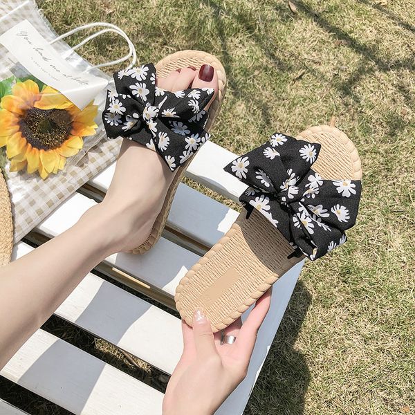 sandals women's 2021 summer bow flower shoes ladies wear fashionable web celebrity girls flats, Black
sandals women's 2021 summer bow flower shoes ladies wear fashionable web celebrity girls flats, Black