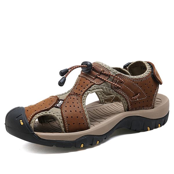 summer men shoes mens leather sandals fashion flat sandals for men genuine leather beach shoes, Black
summer men shoes mens leather sandals fashion flat sandals for men genuine leather beach shoes, Black