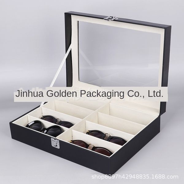 pu leather 8-bit lens case sun sun sunglasses box sunglasses storage display packaging box, Blue
pu leather 8-bit lens case sun sun sunglasses box sunglasses storage display packaging box, Blue