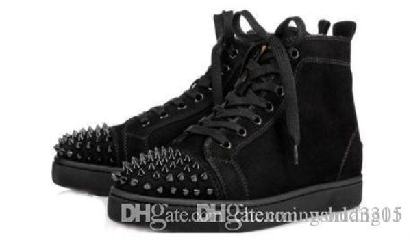 for men women shoes party wedding crystal leather sneakers designer sneakers red bottom shoe low cut suede spike shoes l194 #057, Black
for men women shoes party wedding crystal leather sneakers designer sneakers red bottom shoe low cut suede spike shoes l194 #057, Black