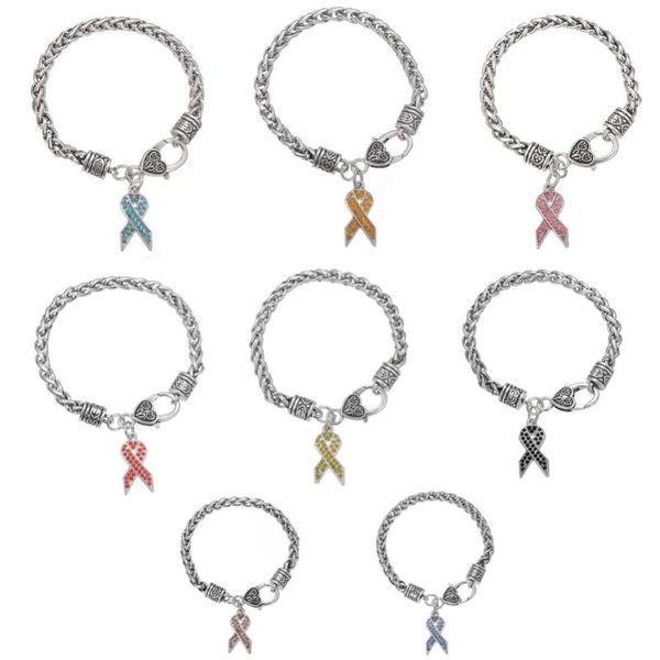 teamer brand mix colors pink ribbon cancer awareness charms crystal bracelet, Golden;silver
teamer brand mix colors pink ribbon cancer awareness charms crystal bracelet, Golden;silver