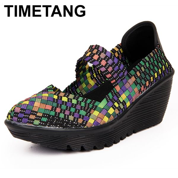 timetangwomen summer shoes 2020 women platform sandals shoes women woven ladies flat middle heels wedge beach sandals 889, Black
timetangwomen summer shoes 2020 women platform sandals shoes women woven ladies flat middle heels wedge beach sandals 889, Black