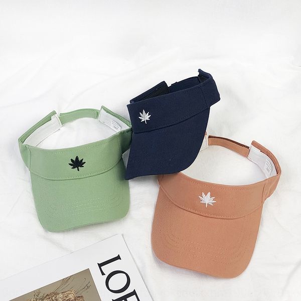 women's empty-sun men's korean style all-match maple leaf sunshade hat hat summer no-cap sunshade, Blue;gray
women's empty-sun men's korean style all-match maple leaf sunshade hat hat summer no-cap sunshade, Blue;gray