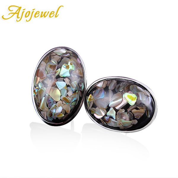 ajojewel big oval stone shell stud earrings exaggerated trendy style for women jewelry bijoux gifts, Golden;silver
ajojewel big oval stone shell stud earrings exaggerated trendy style for women jewelry bijoux gifts, Golden;silver