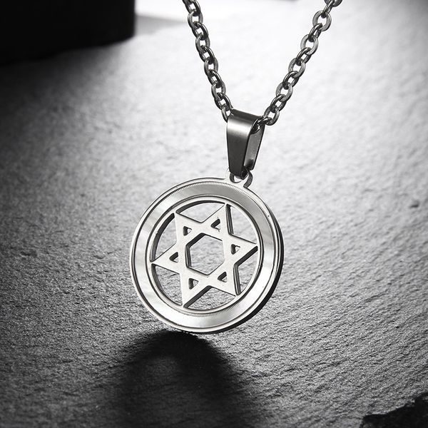silver color hexagram men's necklace round star of david pendant for men charm fashion necklaces long chain 24inch male jewelry
silver color hexagram men's necklace round star of david pendant for men charm fashion necklaces long chain 24inch male jewelry