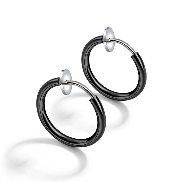 charm couples simple classic hoops earrings for women men silver black color fashion jewelry stainless steel lovers earring, Golden
charm couples simple classic hoops earrings for women men silver black color fashion jewelry stainless steel lovers earring, Golden