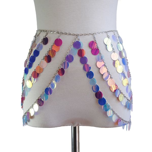 accessories new nightclub casual handmade body chain exaggerated sequin skirt waist chain, Silver
accessories new nightclub casual handmade body chain exaggerated sequin skirt waist chain, Silver
