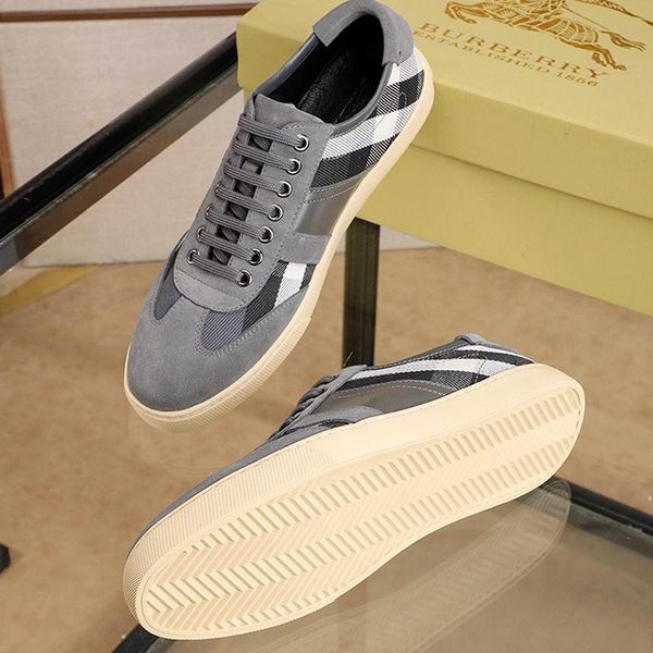 vintage check and leather sneakers men 's shoes fashion design shoes plus size low casual style men shoes herren sport, Black
vintage check and leather sneakers men 's shoes fashion design shoes plus size low casual style men shoes herren sport, Black