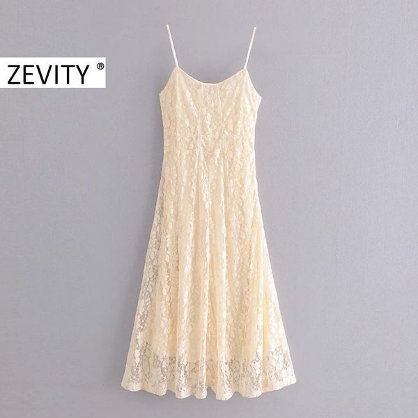 zevity new women elegant spaghetti strap lace midi dress chic female side zipper sleeveless sling vestidos party dresses ds4168, Black;gray
zevity new women elegant spaghetti strap lace midi dress chic female side zipper sleeveless sling vestidos party dresses ds4168, Black;gray