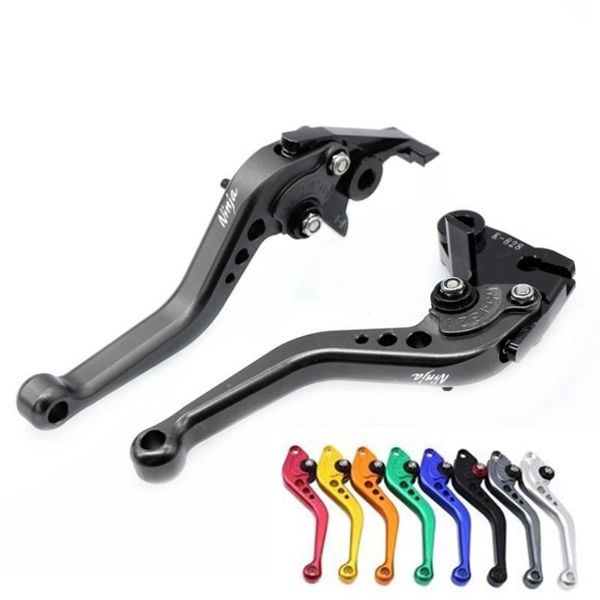 

cnc short motorcycle brake clutch levers for zx6r zx636r zx6rr 2000-2004 z1000 2003-2006 zx10r versys 1000 zzr600 zx9r