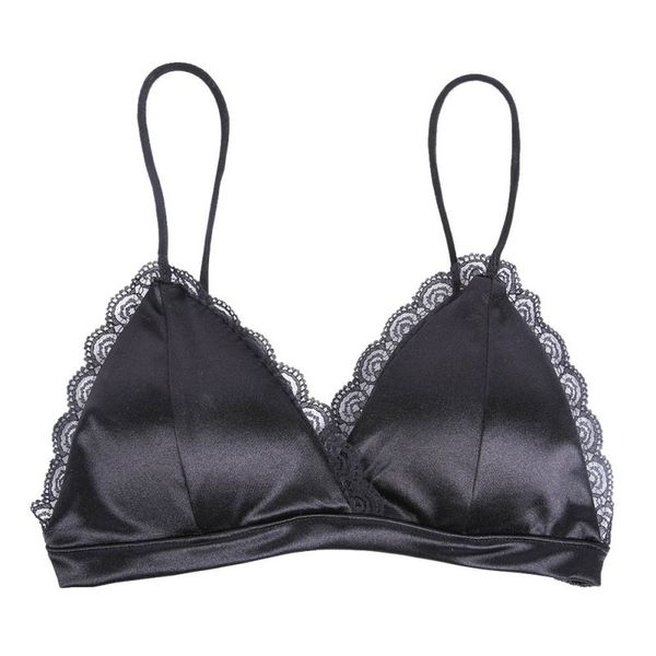women 2020 push up lace triangle bralette bra crop padded lingerie underwear, Red;black
women 2020 push up lace triangle bralette bra crop padded lingerie underwear, Red;black